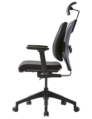 Кресло DUOREST ALPHA HBDA-S BLACK, ортопедическое