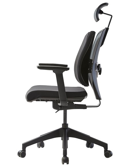 Кресло DUOREST ALPHA HBDA-S BLACK, ортопедическое