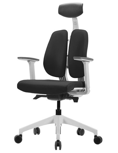Кресло DUOREST D2 WHITE/GREY, ортопедическое