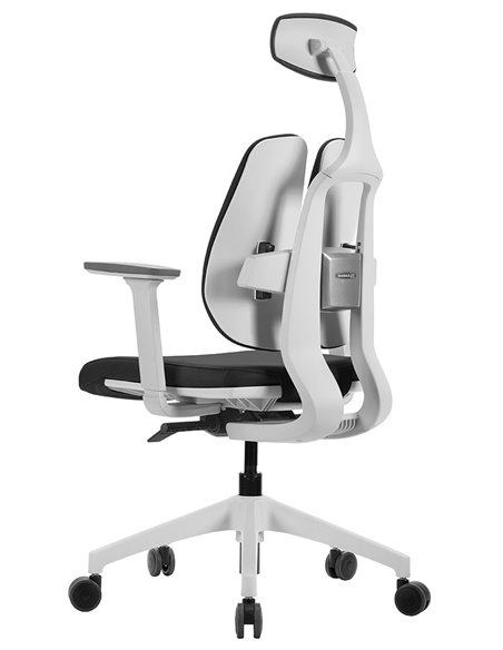Кресло DUOREST D2 WHITE/GREY, ортопедическое