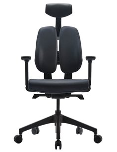 Кресло DUOREST D2 BLACK/GREY, ортопедическое 2