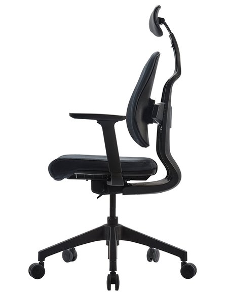 Кресло DUOREST D2 BLACK/GREY, ортопедическое