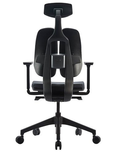 Кресло DUOREST D2 BLACK/GREY, ортопедическое