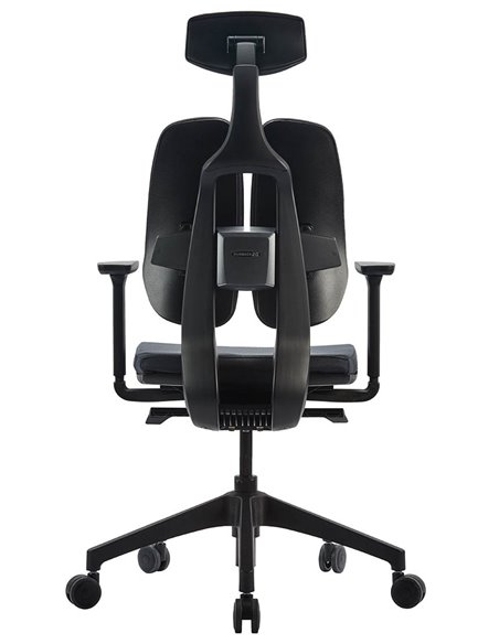 Кресло DUOREST D2 BLACK/GREY, ортопедическое