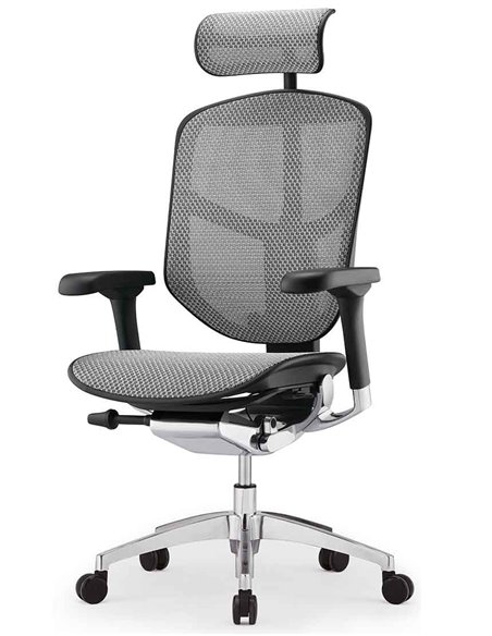 Кресло ENJOY ELITE 2 (EJE2-AB-HAM-5D-L, сетка T-168-B2 Natural), эргономичное