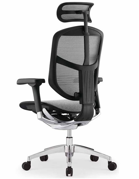 Кресло ENJOY ELITE 2 (EJE2-AB-HAM-5D-L, сетка T-168-B2 Natural), эргономичное