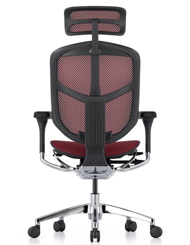 Кресло ENJOY ELITE 2 (EJE2-AB-HAM-5D-L, сетка T-168-B3 Scarlet), эргономичное
