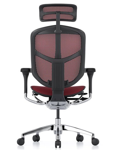Кресло ENJOY ELITE 2 (EJE2-AB-HAM-5D-L, сетка T-168-B3 Scarlet), эргономичное