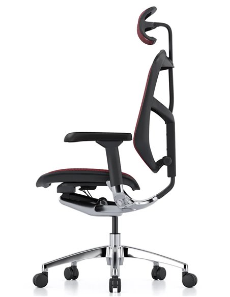 Кресло ENJOY ELITE 2 (EJE2-AB-HAM-5D-L, сетка T-168-B3 Scarlet), эргономичное