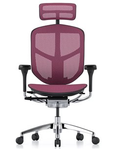 Кресло ENJOY ELITE 2 (EJE2-AB-HAM-5D-L, сетка T-168-B5 Pink), эргономичное