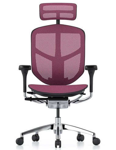 Кресло ENJOY ELITE 2 (EJE2-AB-HAM-5D-L, сетка T-168-B5 Pink), эргономичное