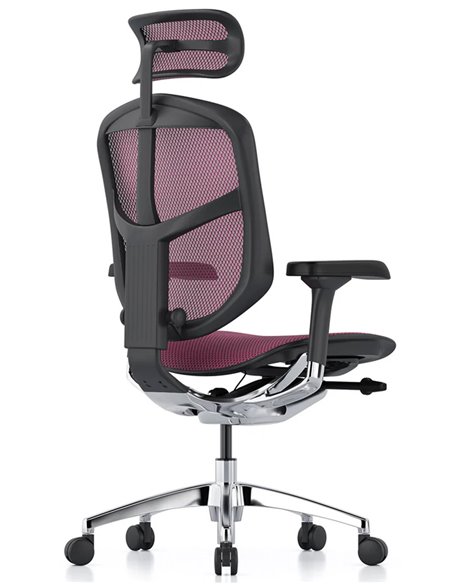 Кресло ENJOY ELITE 2 (EJE2-AB-HAM-5D-L, сетка T-168-B5 Pink), эргономичное