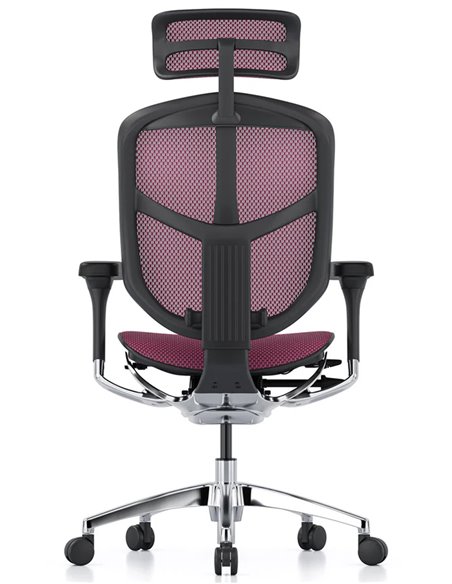 Кресло ENJOY ELITE 2 (EJE2-AB-HAM-5D-L, сетка T-168-B5 Pink), эргономичное