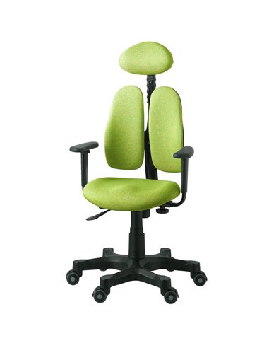 Крісло DUOREST Lady DR-7900 для персоналу, ортопедичне, колір салатовий