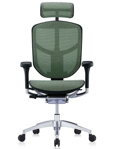 Кресло ENJOY ELITE 2 (EJE2-AB-HAM-5D-L, сетка T-168-B6 Green), эргономичное