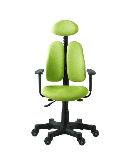 Крісло DUOREST Lady DR-7900 для персоналу, ортопедичне, колір салатовий