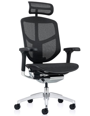 Кресло ENJOY ELITE 2 (EJE2-AB-HAM-5D-L, сетка T-168-B1Black), эргономичное