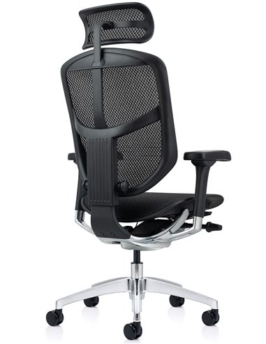 Кресло ENJOY ELITE 2 (EJE2-AB-HAM-5D-L, сетка T-168-B1Black), эргономичное