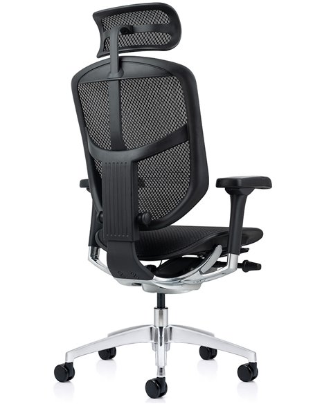 Кресло ENJOY ELITE 2 (EJE2-AB-HAM-5D-L, сетка T-168-B1Black), эргономичное
