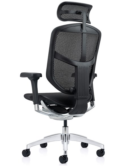 Кресло ENJOY ELITE 2 (EJE2-AB-HAM-5D-L, сетка T-168-B1Black), эргономичное