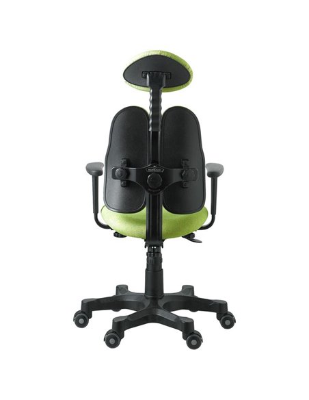 Крісло DUOREST Lady DR-7900 для персоналу, ортопедичне, колір салатовий