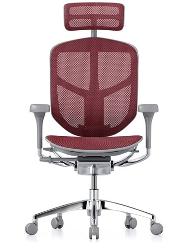 Крісло ENJOY ELITE 2 (EJE2-AG-HAM-5D-L, сітка T-168-B3 Scarlet), ергономічне