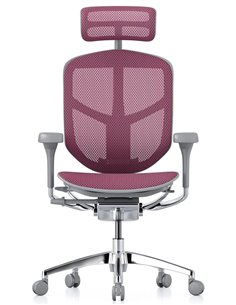 Кресло ENJOY ELITE 2 (EJE2-AG-HAM-5D-L, сетка T-168-B5 Pink), эргономичное