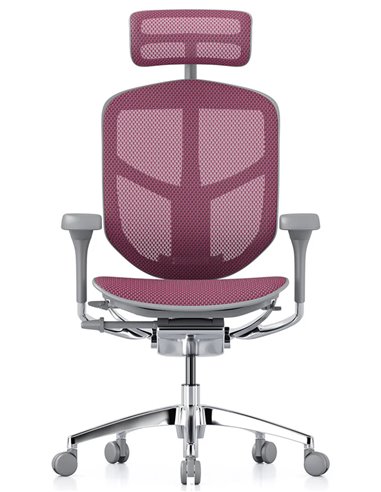 Кресло ENJOY ELITE 2 (EJE2-AG-HAM-5D-L, сетка T-168-B5 Pink), эргономичное