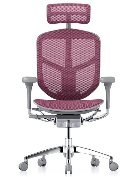 Кресло ENJOY ELITE 2 (EJE2-AG-HAM-5D-L, сетка T-168-B5 Pink), эргономичное