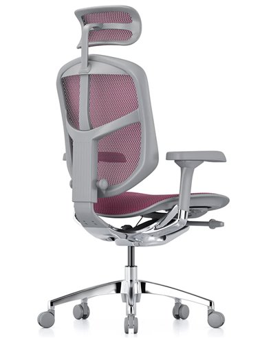 Кресло ENJOY ELITE 2 (EJE2-AG-HAM-5D-L, сетка T-168-B5 Pink), эргономичное