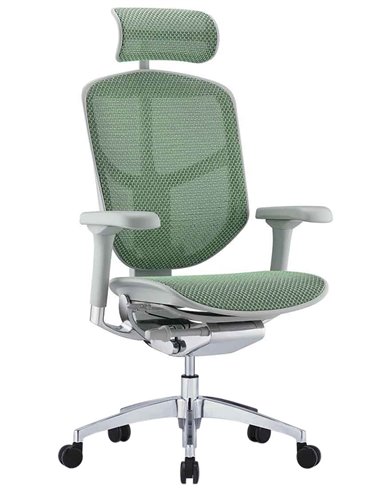 Крісло ENJOY ELITE 2 (EJE2-AG-HAM-5D-L, сітка T-168-B6 Green), ергономічне