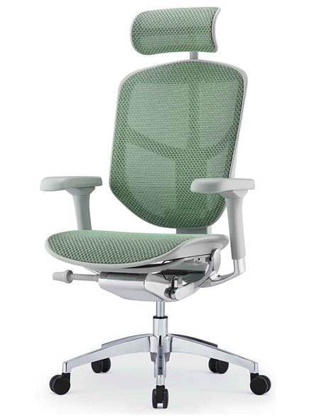Крісло ENJOY ELITE 2 (EJE2-AG-HAM-5D-L, сітка T-168-B6 Green), ергономічне