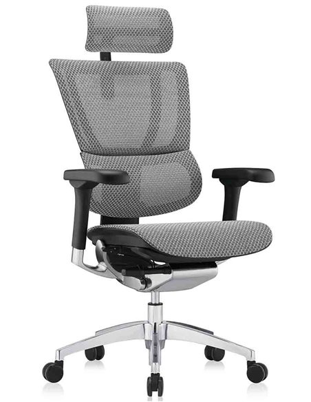 Кресло MIRUS-IOO 2 (IOOE2-AB-HAM-5D-L, сетка Т-168-B2 NATURAL), эргономичное