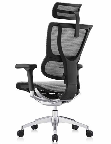 Кресло MIRUS-IOO 2 (IOOE2-AB-HAM-5D-L, сетка Т-168-B2 NATURAL), эргономичное