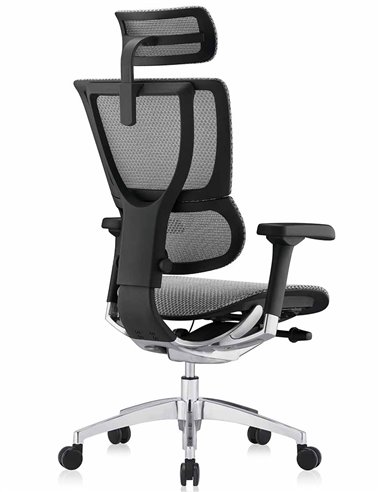 Кресло MIRUS-IOO 2 (IOOE2-AB-HAM-5D-L, сетка Т-168-B2 NATURAL), эргономичное