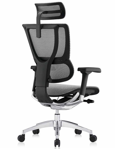 Кресло MIRUS-IOO 2 (IOOE2-AB-HAM-5D-L, сетка Т-168-B2 NATURAL), эргономичное