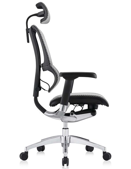 Кресло MIRUS-IOO 2 (IOOE2-AB-HAM-5D-L, сетка Т-168-B2 NATURAL), эргономичное