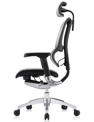 Кресло MIRUS-IOO 2 (IOOE2-AB-HAM-5D-L, сетка Т-168-B2 NATURAL), эргономичное