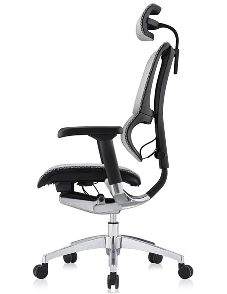 Кресло MIRUS-IOO 2 (IOOE2-AB-HAM-5D-L, сетка Т-168-B2 NATURAL), эргономичное
