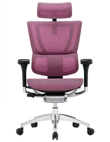 Кресло MIRUS-IOO 2 (IOOE2-AB-HAM-5D-L, сетка T-168-B5 PINK), эргономичное