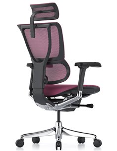Кресло MIRUS-IOO 2 (IOOE2-AB-HAM-5D-L, сетка T-168-B5 PINK), эргономичное 2