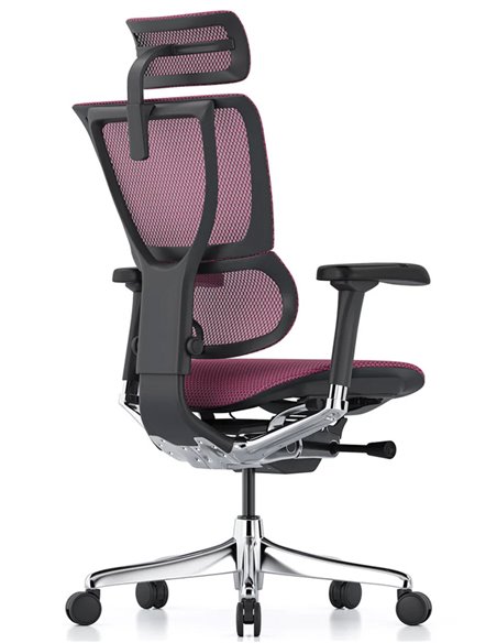 Кресло MIRUS-IOO 2 (IOOE2-AB-HAM-5D-L, сетка T-168-B5 PINK), эргономичное