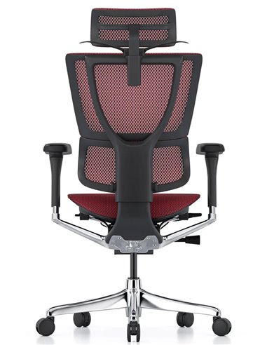 Кресло MIRUS-IOO 2 (IOOE2-AB-HAM-5D-L, сетка T-168-B3 Scarlet), эргономичное