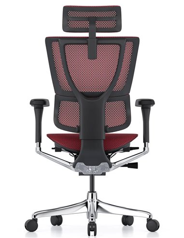 Кресло MIRUS-IOO 2 (IOOE2-AB-HAM-5D-L, сетка T-168-B3 Scarlet), эргономичное