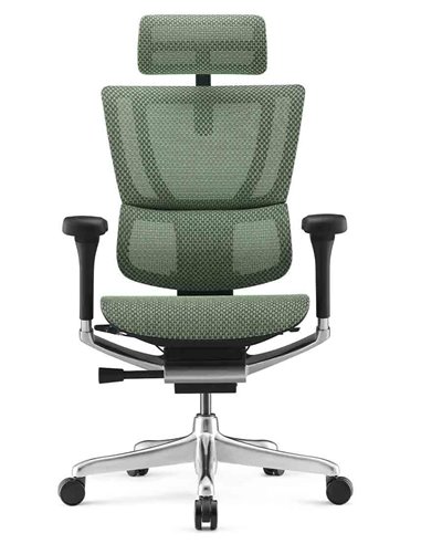 Кресло MIRUS-IOO 2 (IOOE2-AB-HAM-5D-L, сетка Т-168-B6 GREEN), эргономичное
