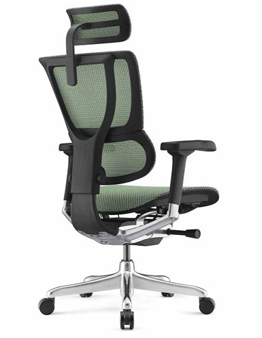 Кресло MIRUS-IOO 2 (IOOE2-AB-HAM-5D-L, сетка Т-168-B6 GREEN), эргономичное