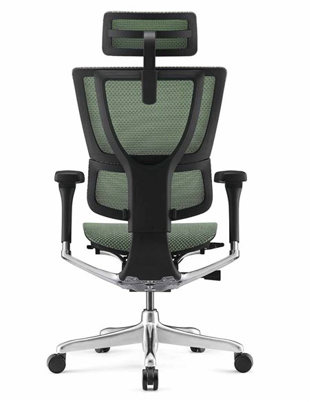 Кресло MIRUS-IOO 2 (IOOE2-AB-HAM-5D-L, сетка Т-168-B6 GREEN), эргономичное