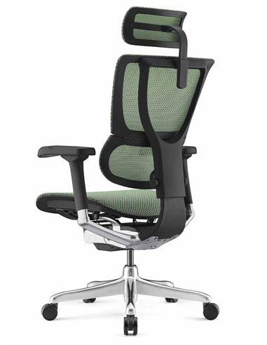 Кресло MIRUS-IOO 2 (IOOE2-AB-HAM-5D-L, сетка Т-168-B6 GREEN), эргономичное