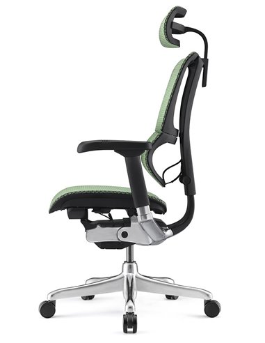 Кресло MIRUS-IOO 2 (IOOE2-AB-HAM-5D-L, сетка Т-168-B6 GREEN), эргономичное