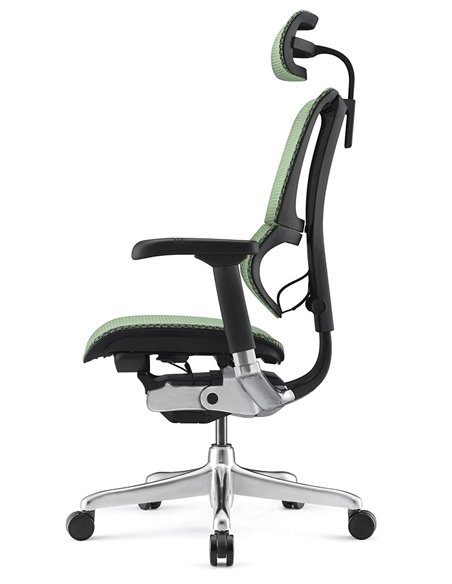 Кресло MIRUS-IOO 2 (IOOE2-AB-HAM-5D-L, сетка Т-168-B6 GREEN), эргономичное